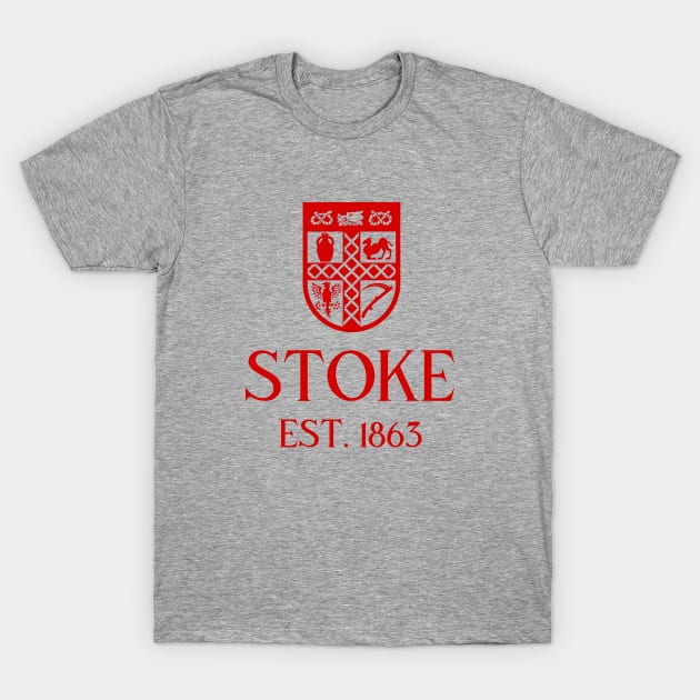 Stoke Red 2 T-Shirt by VRedBaller